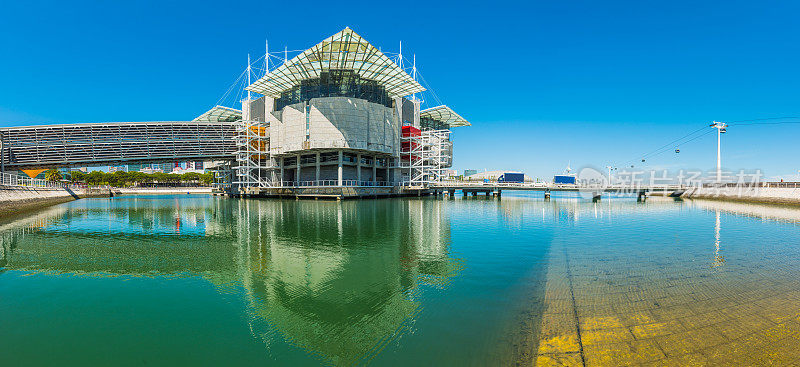 里斯本Parque das Nacoes现代海滨开发葡萄牙全景海洋